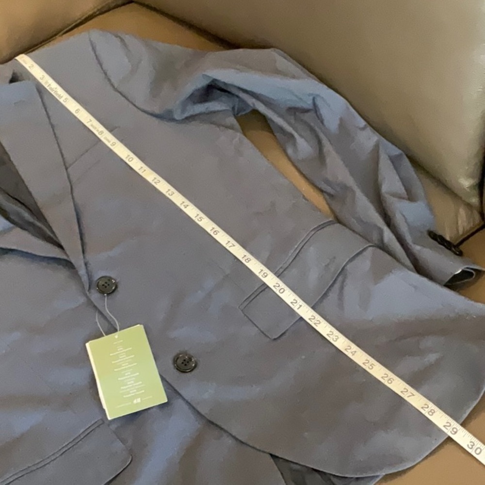H&M men’s suit jacket blue - Picture 5 of 6